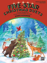 Five-Star Christmas Duets piano sheet music cover Thumbnail